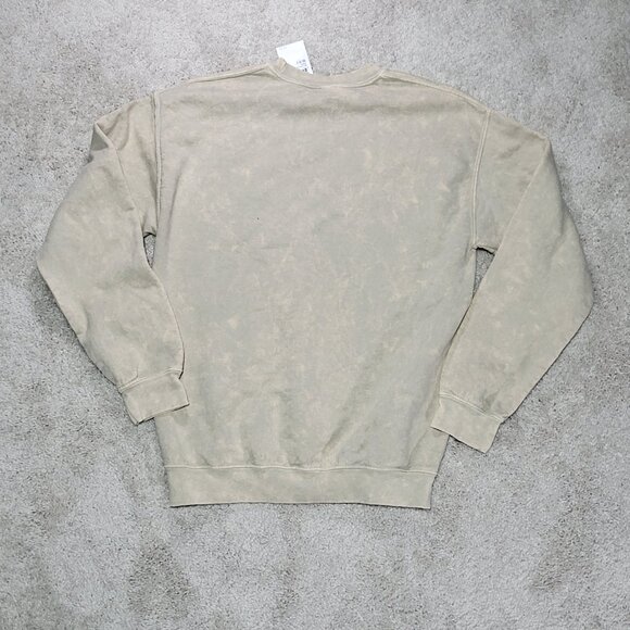 Nordstrom Picasso Sweatshirt Men Medium Beige Crewneck Art Graphic Pullover - Picture 5 of 10